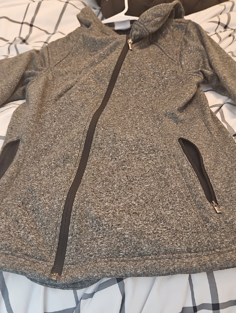 Women's Gray Hooded Zip Jacket By Colombia